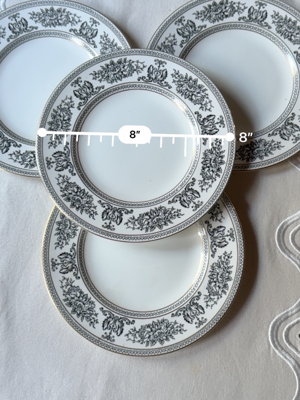 Columbia Black by Wedgwood
Salad Plates